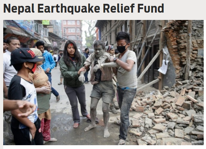 Nepal Earthquake Relief Fund